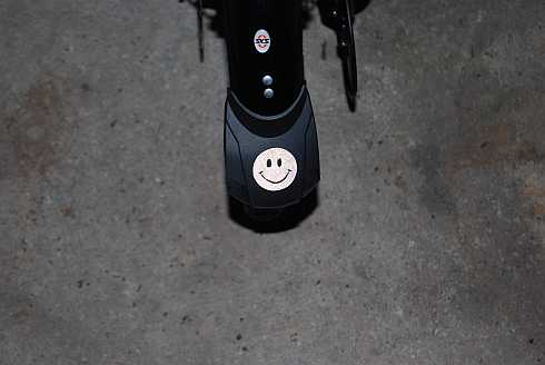 Immer ein :-) auf dem Schmutzfänger